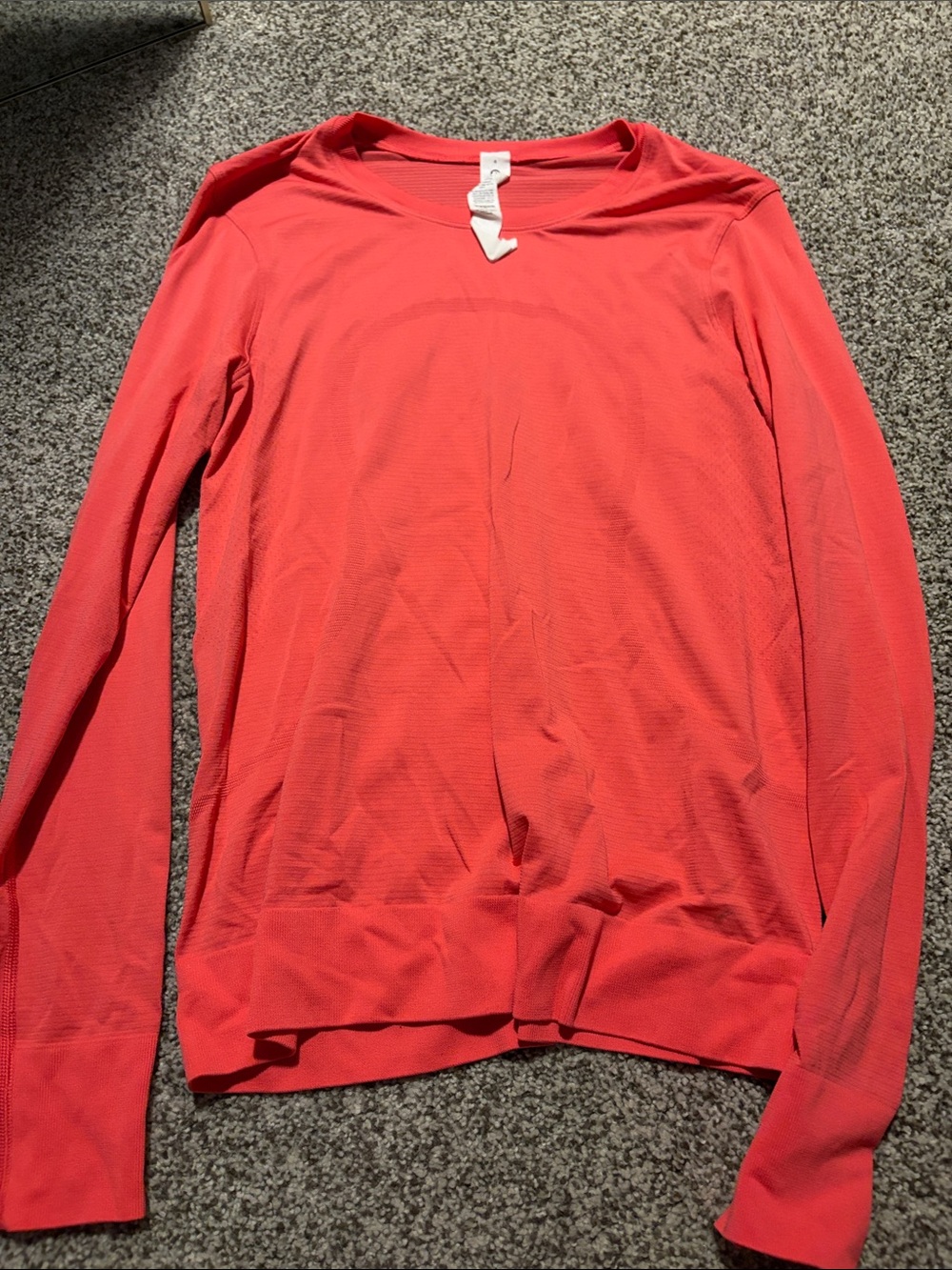 lululemon athletica Coral Long-Sleeve Crew Neck Sweater